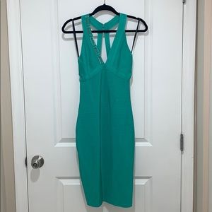 Marciano Teal Midi Dress